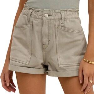 Z Supply Green Denim Shorts